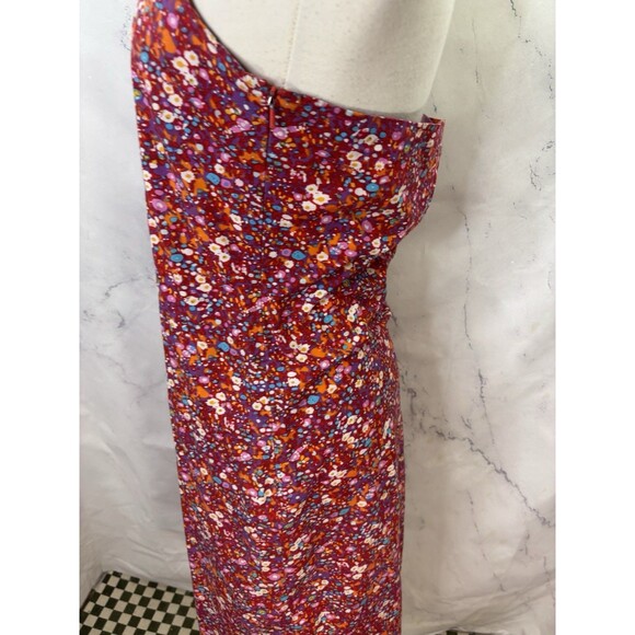 Vintage Todd Oldham Y2k Halter Dress 7 M Ditsy Floral Midi 2000s Fairy TO2 - Picture 14 of 16